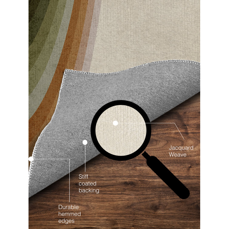 ULLI HOME Serrai Low Pile Carpet Straight Rectangular Chair Mat Wayfair